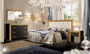 Комод Тиффани Premium черная/золото (ТФКМ-1(П) в Нефтекамске - neftekamsk.ok-mebel.com | фото 2