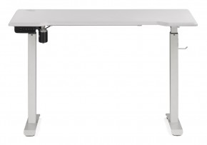 Компьютерный стол Маркос с механизмом подъема 120х75х75 белый / шагрень белая в Нефтекамске - neftekamsk.ok-mebel.com | фото 2