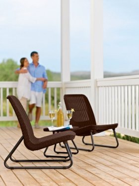 Комплект мебель Рио Патио (Rio Patio set) виски-коричневый в Нефтекамске - neftekamsk.ok-mebel.com | фото 3