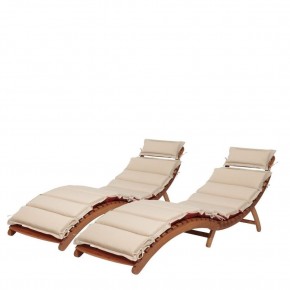 Комплект шезлонги и столик AFM-803A-T133 Beige (2+1) в Нефтекамске - neftekamsk.ok-mebel.com | фото 2