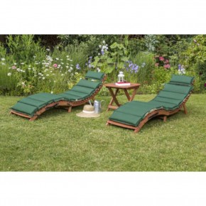 Комплект шезлонги и столик AFM-803A-T133 Beige-Green (2+1) в Нефтекамске - neftekamsk.ok-mebel.com | фото