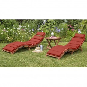 Комплект шезлонги и столик AFM-803A-T133 Beige-Terracotta (2+1) в Нефтекамске - neftekamsk.ok-mebel.com | фото