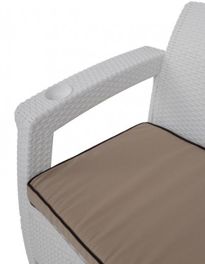 Комплект уличной мебели Yalta Premium Terrace Set (Ялта) белый (+подушки под спину) в Нефтекамске - neftekamsk.ok-mebel.com | фото 5