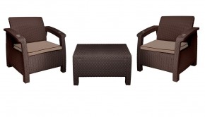 Комплект уличной мебели Yalta Premium Terrace Set (Ялта) шоколадый (+подушки под спину) в Нефтекамске - neftekamsk.ok-mebel.com | фото 8