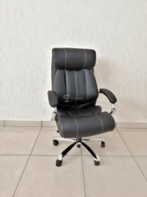 Кресло Barneo K-303 для руководителя (черная экокожа) в Нефтекамске - neftekamsk.ok-mebel.com | фото