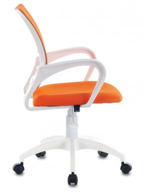 Кресло BRABIX "Fly MG-396W", пластик белый, сетка, оранжевое, 532401, MG-396W_532401 в Нефтекамске - neftekamsk.ok-mebel.com | фото 3