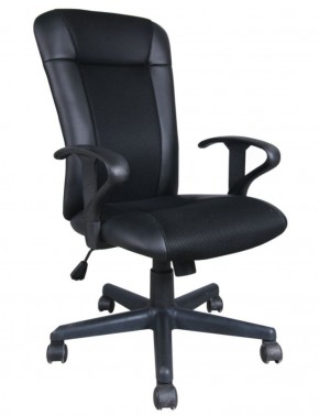 Кресло BRABIX "Optima MG-370" (экокожа/ткань, черное) 531580 в Нефтекамске - neftekamsk.ok-mebel.com | фото