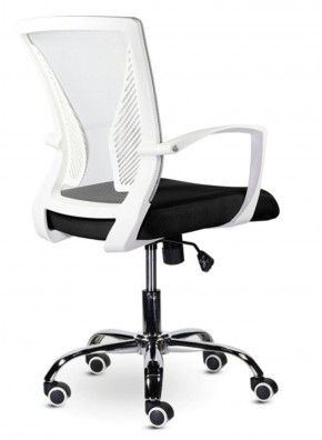 Кресло BRABIX "Wings MG-306" (пластик белый, хром, сетка, серое/черное) 532010 в Нефтекамске - neftekamsk.ok-mebel.com | фото 4