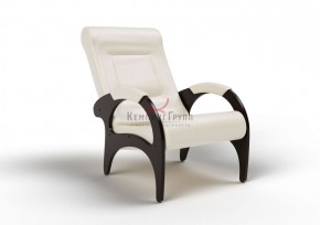 Кресло для отдыха Римини 19-К-КР (экокожа/венге) КРЕМ в Нефтекамске - neftekamsk.ok-mebel.com | фото