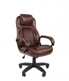 Кресло для руководителя  CHAIRMAN 432 (Экокожа коричневая) в Нефтекамске - neftekamsk.ok-mebel.com | фото