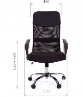 Кресло для руководителя CHAIRMAN 610 N (15-21 черный/сетка черный) в Нефтекамске - neftekamsk.ok-mebel.com | фото 4