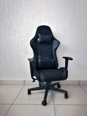 Кресло геймерское Barneo K-50 (черная сетка черные вставки) в Нефтекамске - neftekamsk.ok-mebel.com | фото