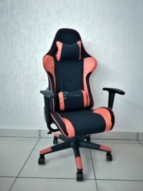 Кресло геймерское Barneo K-50 (черная сетка оранжевые вставки) в Нефтекамске - neftekamsk.ok-mebel.com | фото