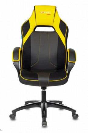Кресло игровое Бюрократ VIKING 2 AERO YELLOW черный/желтый в Нефтекамске - neftekamsk.ok-mebel.com | фото 2