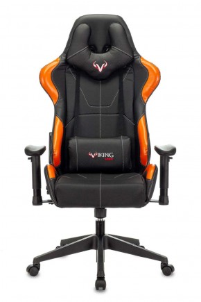 Кресло игровое Бюрократ VIKING 5 AERO ORANGE черный/оранжевый в Нефтекамске - neftekamsk.ok-mebel.com | фото 3