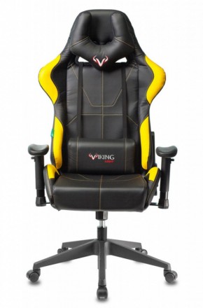 Кресло игровое Бюрократ VIKING 5 AERO YELLOW черный/желтый в Нефтекамске - neftekamsk.ok-mebel.com | фото 3