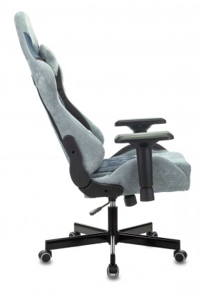 Кресло игровое Бюрократ VIKING 7 KNIGHT BL FABRIC синий в Нефтекамске - neftekamsk.ok-mebel.com | фото 2