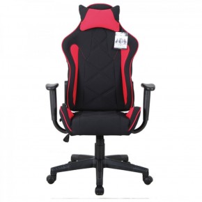Кресло компьютерное BRABIX GT Racer GM-101 + подушка (ткань) черное/красное (531820) в Нефтекамске - neftekamsk.ok-mebel.com | фото 3
