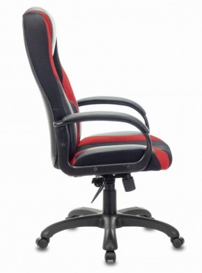 Кресло компьютерное BRABIX PREMIUM "Rapid GM-102" (экокожа/ткань, черное/красное) 532107 в Нефтекамске - neftekamsk.ok-mebel.com | фото 3
