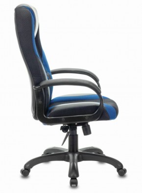 Кресло компьютерное BRABIX PREMIUM "Rapid GM-102" (экокожа/ткань, черное/синее) 532106 в Нефтекамске - neftekamsk.ok-mebel.com | фото 3