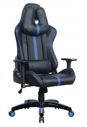 Кресло компьютерное BRABIX "GT Carbon GM-120" (черное/синее) 531930 в Нефтекамске - neftekamsk.ok-mebel.com | фото