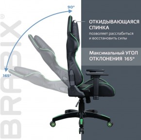 Кресло компьютерное BRABIX "GT Carbon GM-120" (черное/зеленое) 531929 в Нефтекамске - neftekamsk.ok-mebel.com | фото 2