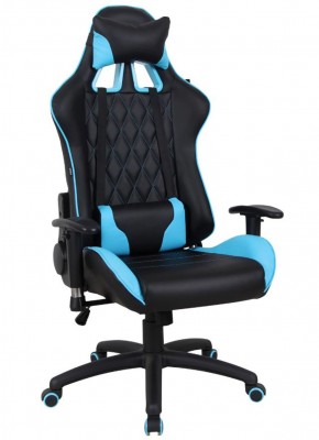 Кресло компьютерное BRABIX "GT Master GM-110" (черное/голубое) 531928 в Нефтекамске - neftekamsk.ok-mebel.com | фото