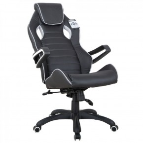 Кресло компьютерное BRABIX Techno Pro GM-003 (экокожа черное/серое, вставки серые) 531814 в Нефтекамске - neftekamsk.ok-mebel.com | фото 4