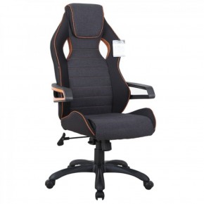 Кресло компьютерное BRABIX Techno Pro GM-003 (ткань черное/серое, вставки оранжевые) 531813 в Нефтекамске - neftekamsk.ok-mebel.com | фото
