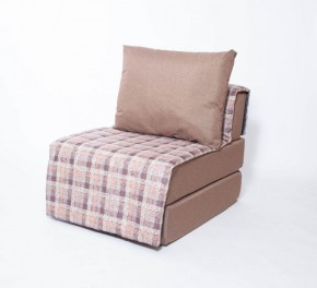 Кресло-кровать бескаркасное Харви (коричневый-квадро беж) в Нефтекамске - neftekamsk.ok-mebel.com | фото