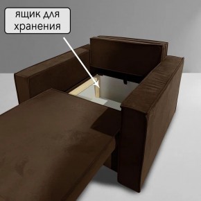 Кресло-кровать Принц КК1-ВК (велюр коричневый) в Нефтекамске - neftekamsk.ok-mebel.com | фото 6