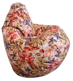 Кресло-мешок Цветы L в Нефтекамске - neftekamsk.ok-mebel.com | фото 1