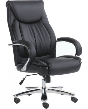 Кресло офисное BRABIX PREMIUM "Advance EX-575" (хром, экокожа, черное) 531825 в Нефтекамске - neftekamsk.ok-mebel.com | фото