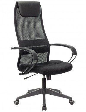 Кресло офисное BRABIX PREMIUM "Stalker EX-608 PL" (ткань-сетка/кожзам, черное) 532090 в Нефтекамске - neftekamsk.ok-mebel.com | фото