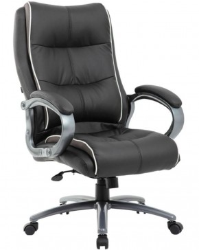 Кресло офисное BRABIX PREMIUM "Strong HD-009" (экокожа черная, ткань серая) 531945 в Нефтекамске - neftekamsk.ok-mebel.com | фото