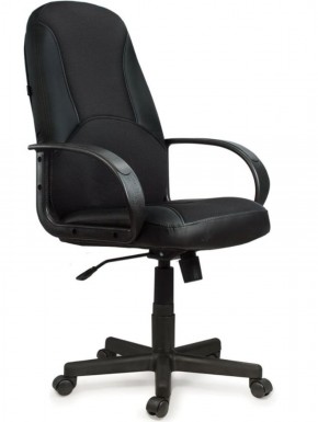Кресло офисное BRABIX "City EX-512" (кожзам черный, ткань черная) 531407 в Нефтекамске - neftekamsk.ok-mebel.com | фото
