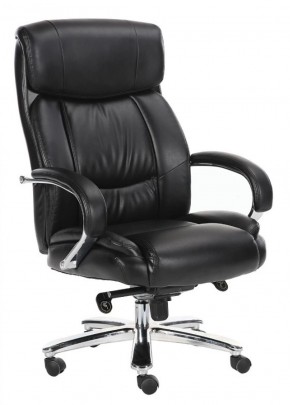 Кресло офисное BRABIX "Direct EX-580" (хром/рециклированная кожа/черное) 531824 в Нефтекамске - neftekamsk.ok-mebel.com | фото
