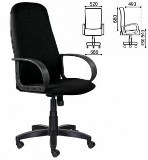 Кресло офисное BRABIX "Praktik EX-279" (ткань/кожзам, черное) 532017 в Нефтекамске - neftekamsk.ok-mebel.com | фото 4