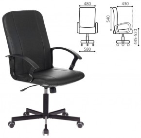 Кресло офисное BRABIX "Simple EX-521" (экокожа, черное) 532103 в Нефтекамске - neftekamsk.ok-mebel.com | фото 2
