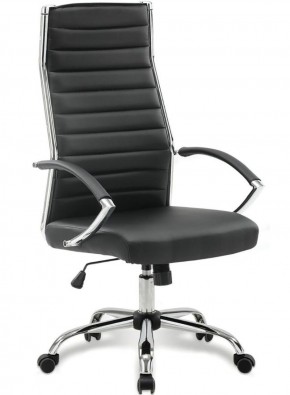 Кресло офисное BRABIX "Style EX-528", экокожа, хром, черное, 531947 в Нефтекамске - neftekamsk.ok-mebel.com | фото