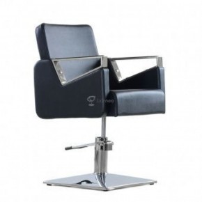 Кресло парикмахерское Barneo 6300V5 черное в Нефтекамске - neftekamsk.ok-mebel.com | фото
