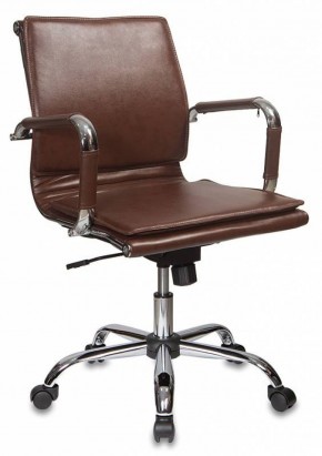 Кресло руководителя Бюрократ CH-993-LOW/BROWN коричневый в Нефтекамске - neftekamsk.ok-mebel.com | фото