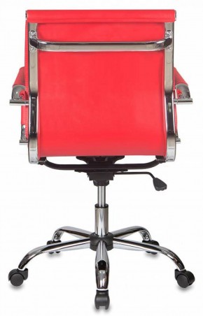 Кресло руководителя Бюрократ CH-993-LOW/RED красный в Нефтекамске - neftekamsk.ok-mebel.com | фото 4