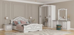 Кровать 2-х спальная 1600*2000 Грация (12.116) без основания (белый/серебро) в Нефтекамске - neftekamsk.ok-mebel.com | фото 2