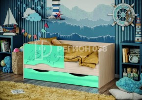 Кровать Дельфин-2 МДФ (фасад 3D) 1600 в Нефтекамске - neftekamsk.ok-mebel.com | фото 8