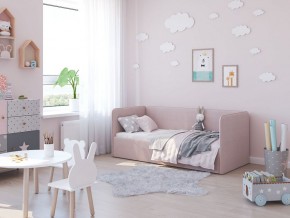 Кровать-диван Leonardo 160*70 (Розовый) + боковина в Нефтекамске - neftekamsk.ok-mebel.com | фото 5