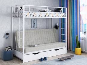 Кровать двухъярусная с диваном "Мадлен-ЯЯ" с ящиками в Нефтекамске - neftekamsk.ok-mebel.com | фото 1