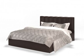 Кровать Элен 1600 + основание с ПМ (Лесмо brown) коричневый в Нефтекамске - neftekamsk.ok-mebel.com | фото 1