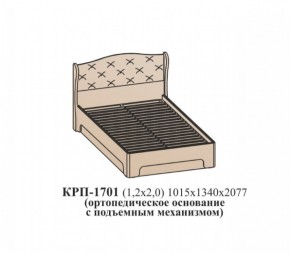 Кровать ЭЙМИ с подъемным механизмом КРП-1701 (1200х2000) Венге/патина серебро в Нефтекамске - neftekamsk.ok-mebel.com | фото