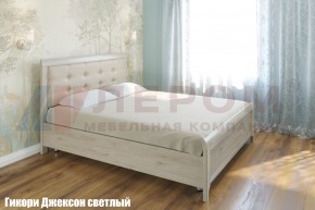 Кровать КР-2033 с мягким изголовьем в Нефтекамске - neftekamsk.ok-mebel.com | фото